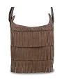 Cross Body Fransentasche - Dustry Brown