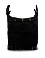 Cross Body Fransentasche - Schwarz
