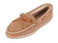 Lammfell Hausschuh Mokassin mit Gummisohle 3841
