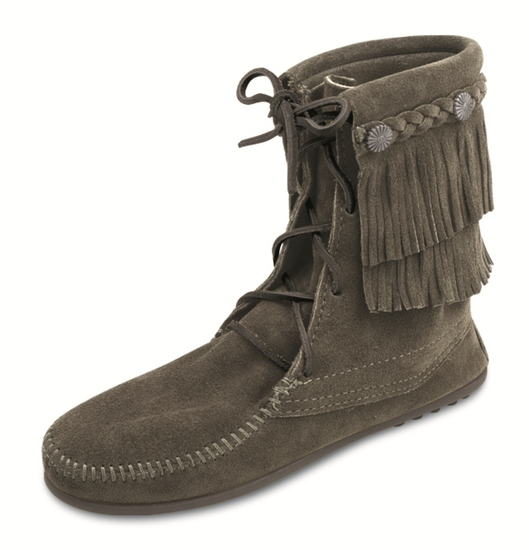 сапоги с бахромой на платформе