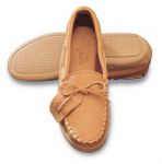 Мокасины "Moosehide" классические - цвет натуральный, кожа
