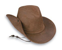 Шляпа австралийская - коричневая / 9543